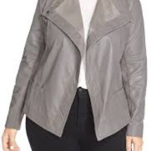 Sejour Asymmetrical Leather Jacket
